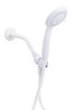 Exquisite White Plastic 5 settings Handheld Showerhead 1.8 gpm