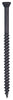 Hillman No. 6 X 1-5/8 in. L Square Black Phosphate Trim Screws 75 pk