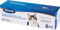 Petmate Hi Back Pan Drawstring Liners 8ct Jumbo