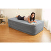 Intex Elevated Gray Twin Air Mattress 18 H x 30 W x 75 D in. with Pump