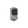 Schlage Flair Aged Bronze Lever and Single Cylinder Deadbolt 1-3/4 in.