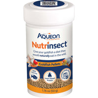Aqueon Nutrinsect Goldfish Pellet Fish Food