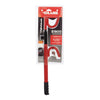 The Club Solid Steel Red Steering Wheel Lock 9 W x 4 H x 6 L in. for Fit Most Vehicles