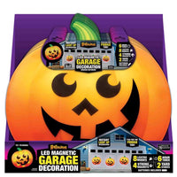 Magic Seasons Warm White 15 in. LED Pumpkin Halloween Decor