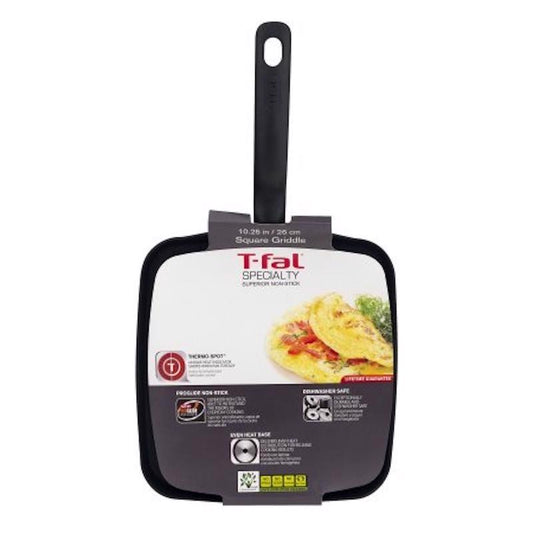 T-Fal Specialty 6-1/2 in. W Aluminum Nonstick Surface Grey Cheese Griddle