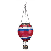 Regal Art & Gift Multicolored Glass/Metal 23.5 in. H Hot Air Balloon Lantern (Pack of 4)
