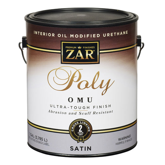 ZAR Ultra Max Satin Clear Polyurethane 1 gal. (Pack of 2)