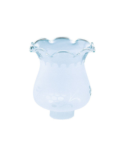 Westinghouse Vase White Glass Lamp Shade 1 pk (Pack of 6)