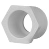 Charlotte Pipe Schedule 40 1 in. Slip x 3/4 in. Dia. Slip PVC Reducing Bushing (Pack of 25)