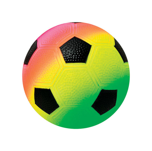 Hedstrom PVC Multicolored Rainbow Spray Design Soccer Ball 8.5 in. for 3 Y+ Ages