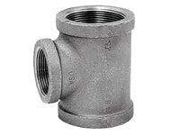 Anvil 1 in. FPT X 1 in. D FPT 1/2 in. D FPT Black Malleable Iron Reducing Tee - Deal of The Week