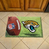 NFL - Jacksonville Jaguars Rubber Scraper Door Mat