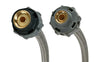 Fluidmaster 3/8 in. Compression X 1/2 in. D FIP 20 in. Stainless Steel Supply Line