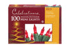 Celebrations Incandescent Mini Red 100 ct String Christmas Lights 20 ft.