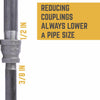 Bk Products 1/2 In. Fpt  X 3/8 In. Dia. Fpt Black Malleable Iron Reducing Coupling