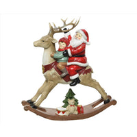 Decoris Santa Rocker Table Decor 8.86 in. (Pack of 6)