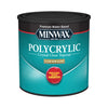Minwax Semi-Gloss Clear Polycrylic 0.5 Pt.