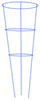 Gardener's Blue Ribbon 16.14 Blue Steel Tomato Cage (Pack of 16)