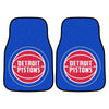NBA - Detroit Pistons Carpet Car Mat Set - 2 Pieces