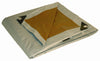 Foremost Dry Top 20 ft. W X 20 ft. L Heavy Duty Polyethylene Reversible Tarp Brown/Silver