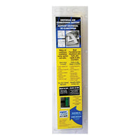 AC Safe White Steel Baked Epoxy Universal Air Conditioner Support 80 lbs. with Screws