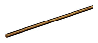 Boltmaster 1/4 in. Dia. x 12 in. L Threaded Brass Rod 1 pk
