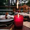 TIKI Assorted Lavish Woodland Scent Frosted Votive Candle 9 oz (Pack of 12)