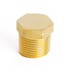 1/2 in. MPT Brass Hex Head Plug (Pack of 5)