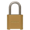 Master Lock 2 in. W Hardened Steel Resettable Combination Combination Padlock - Open Box