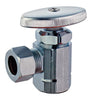 PlumbCraft 1/2 in. FIP in. X 1/2 in. Compression Chrome Plated Angle Valve