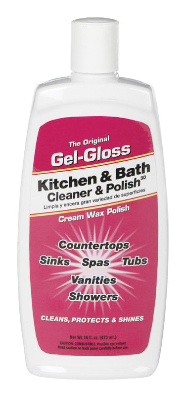 Gel-Gloss Gg-1 16 Oz. Gel-Gloss Kitchen & Bath Cleaner & Polish  (Pack Of 12)