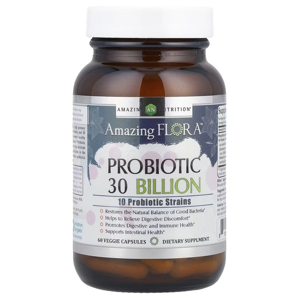 Amazing Flora - Probiótico 10 cepas 30 Bill - 1 unidad 1-60 CT