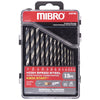 MIBRO Kwik Start High Speed Steel Drill Bit Set 13 pc