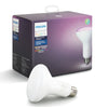 Philips Hue Color Changing Frosted 120V 9W 630 lm. 6500K 80 CRI LED Smart Bulb 5.3 L x 3.7 Dia. in.