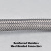 Plumb Pak EZ 3/8 in. Compression in. X 7/8 in. D Ballcock 12 in. Stainless Steel Toilet Supply Line