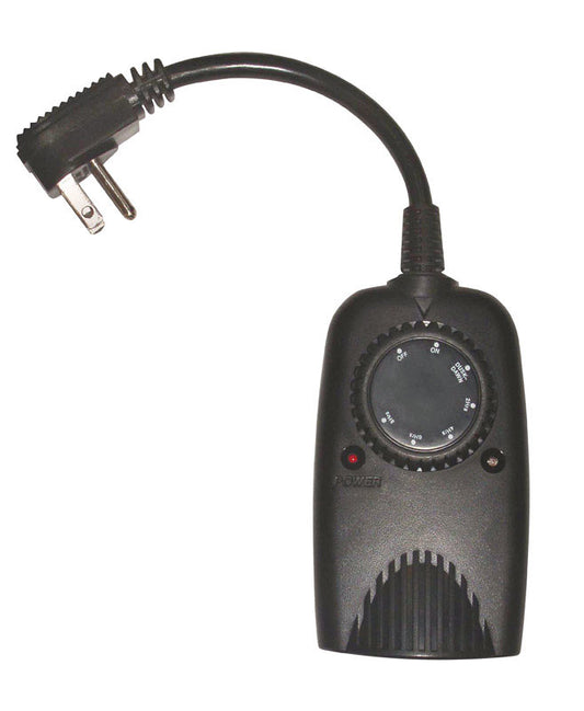 Woods Outdoor 24 Hour Dial Timer 120 volt Black (Case of 6)