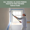 Kilz Original White Flat Oil-Based Primer And Sealer 1 Qt. (Pack Of 6)