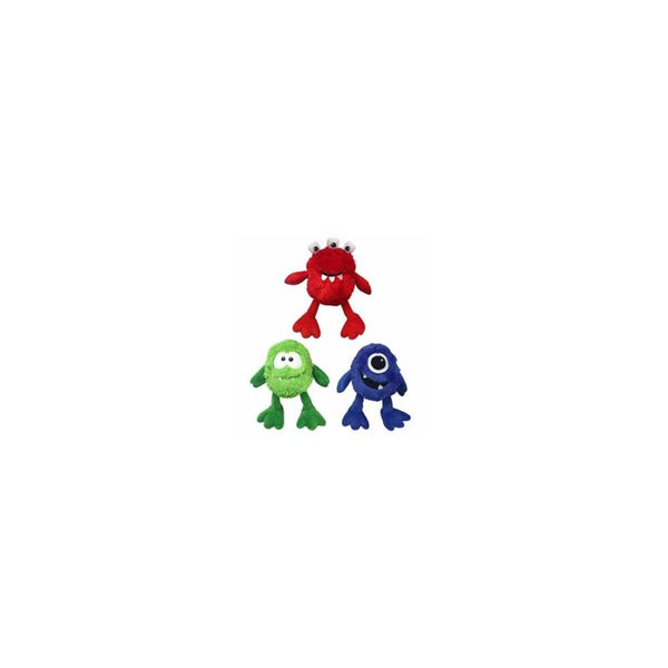 Juguete de peluche para perro Multipet Mini Monsters surtidos de 5 pulg., paquete de 1 - Oferta de la semana