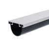 M-D Building Products Black Aluminum/Vinyl Weatherstrip For Garage Doors 108 in. L X 0.63 in.