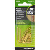 Hillman AnchorWire Brass-Plated Gold Conventional Picture Hanger 30 lb. 6 pk Steel (Pack of 10)