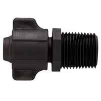 Orbit 67470 1/2 Black Male Pipe Thread X 1/2 Universal Drip Tube Adapter