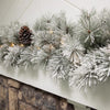 Celebrations Home 12 in. D X 108 ft. L LED Prelit Multicolored Snowy Scotch Pine Garland (Pack of 4)