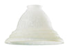Westinghouse Wide Bell Wheat/White Glass Shade 1 pk