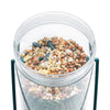 Perky-Pet Finch Plastic 2 in 1 Tube Bird Feeder 4 ports