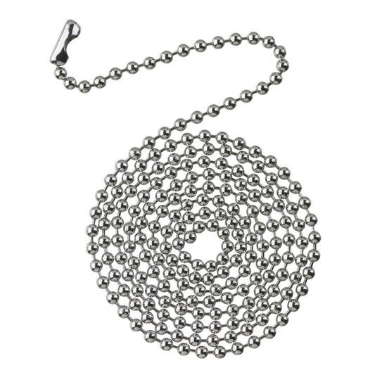 Westinghouse .011 Gauge Gray Chrome Decorative Chain 1/8 in. D 36 in.