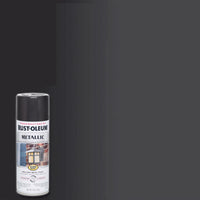 Rust-Oleum Stops Rust Black Night Spray Paint 11 oz. (Pack of 6)