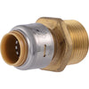 SharkBite 1/2 in. Push X 3/4 in. D MPT Brass Connector