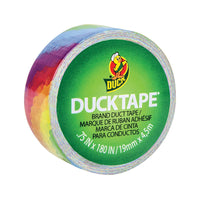 Duck 0.75 in. W x 180 in. L Multicolored Rainbow Duct Tape (Pack of 6)