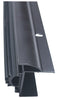 M-D Bronze Aluminum/Vinyl U-Shaped Bottom For Doors 36 in. L X 1.5 in.