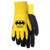 Midwest Quality Glove Warner Bros Child's Outdoor Cotton/Rubber Gardening Gloves Black/Yellow (Pack of 6)